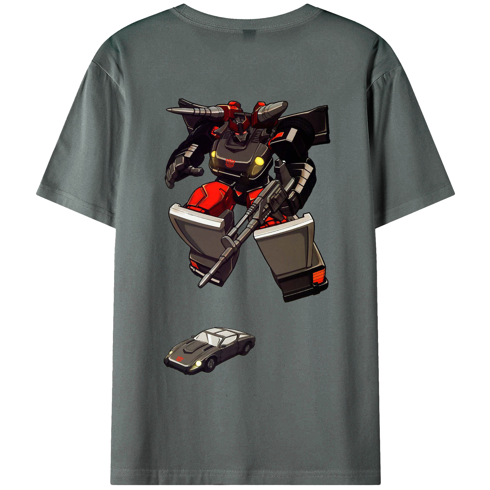 （画像用）  綿100％ メンズ半袖Tシャツ（バックプリント） 通気性